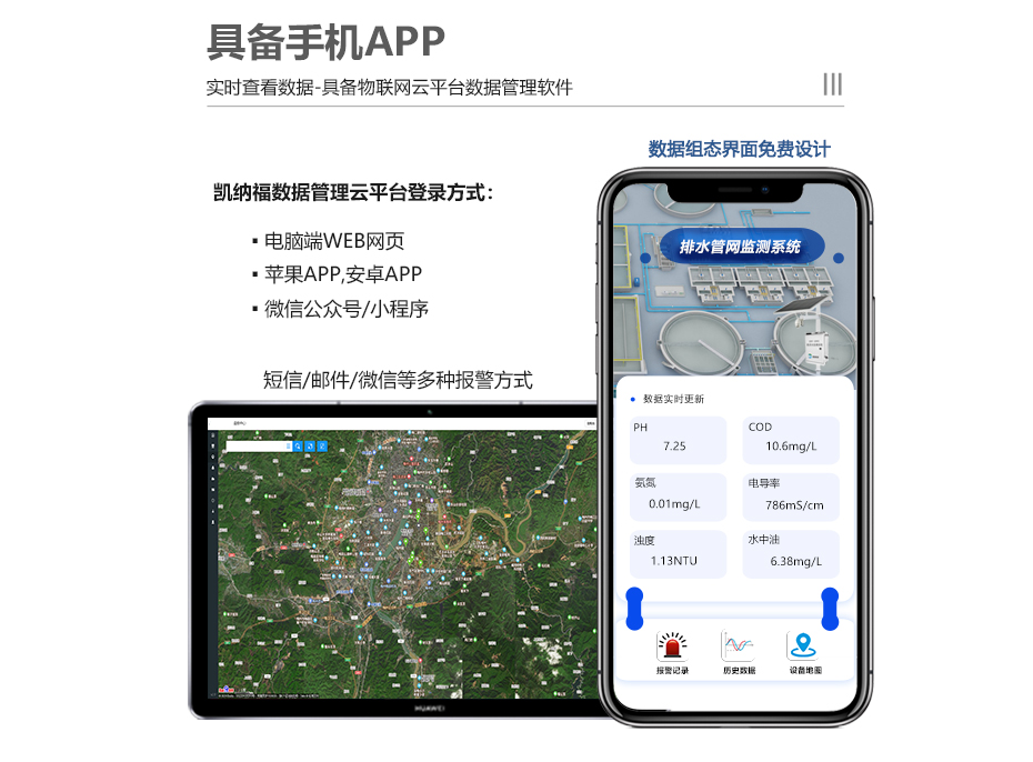 排水末端水質(zhì)監(jiān)測(cè)系統(tǒng)APP